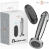 Comprar INTENSE - PLUG ANAL 10 VIBRACIONES METAL EN FORMA DE DILDO CON CONTROL REMOTO M al mejor precio - Envíos Discretos