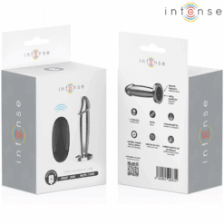 Comprar INTENSE - PLUG ANAL 10 VIBRACIONES METAL EN FORMA DE DILDO CON CONTROL REMOTO S al mejor precio - Envíos Discretos