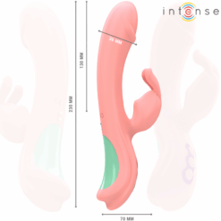 Comprar INTENSE - RACHEL VIBRADOR RABBIT 5 VIBRACIONES ROSA al mejor precio - Envíos Discretos