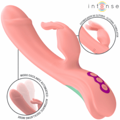 Comprar INTENSE - RACHEL VIBRADOR RABBIT 5 VIBRACIONES ROSA al mejor precio - Envíos Discretos