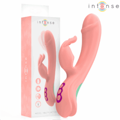 Comprar INTENSE - RACHEL VIBRADOR RABBIT 5 VIBRACIONES ROSA al mejor precio - Envíos Discretos