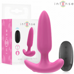 Comprar INTENSE - ROSS PLUG ANAL 10 VIBRACIONES ROSA CONTROL REMOTO al mejor precio - Envíos Discretos