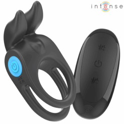 Comprar INTENSE - SAM ANILLO DOBLE VIBRADOR PENE 10 VIBRACIONES NEGRO al mejor precio - Envíos Discretos