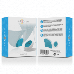 Comprar INTENSE - SAMANTHA PANTIE CONTROL REMOTO AZUL al mejor precio - Envíos Discretos