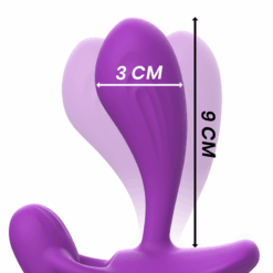 Comprar INTENSE - SHELLY DUO ANAL-PERINEO , VAGINAL-CLITORIS REMOTO MORADO al mejor precio - Envíos Discretos