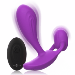 Comprar INTENSE - SHELLY DUO ANAL-PERINEO , VAGINAL-CLITORIS REMOTO MORADO al mejor precio - Envíos Discretos