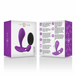 Comprar INTENSE - SHELLY DUO ANAL-PERINEO , VAGINAL-CLITORIS REMOTO MORADO al mejor precio - Envíos Discretos