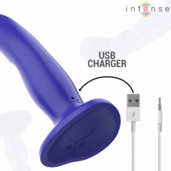 Comprar INTENSE - SHORTY VIBRADOR CON VENTOSA AZUL CONTROL REMOTO al mejor precio - Envíos Discretos