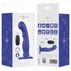 Comprar INTENSE - SHORTY VIBRADOR CON VENTOSA AZUL CONTROL REMOTO al mejor precio - Envíos Discretos