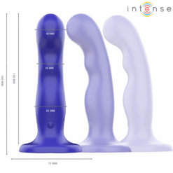 Comprar INTENSE - SHORTY VIBRADOR CON VENTOSA AZUL CONTROL REMOTO al mejor precio - Envíos Discretos