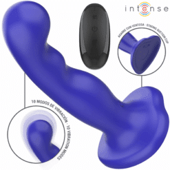 Comprar INTENSE - SHORTY VIBRADOR CON VENTOSA AZUL CONTROL REMOTO al mejor precio - Envíos Discretos
