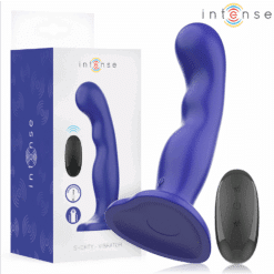 Comprar INTENSE - SHORTY VIBRADOR CON VENTOSA AZUL CONTROL REMOTO al mejor precio - Envíos Discretos