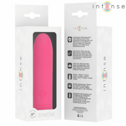 Comprar INTENSE - SYMONE BALA VIBRADORA RECARGABLE POR USB 8 VIBRACIONES ROSA 10 X 2.2 CM al mejor precio - Envíos Discretos