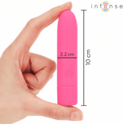Comprar INTENSE - SYMONE BALA VIBRADORA RECARGABLE POR USB 8 VIBRACIONES ROSA 10 X 2.2 CM al mejor precio - Envíos Discretos