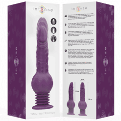 Comprar INTENSE - TATUM VIBRADOR MULTIFUNCIÓN CON VIBRACIÓN UP AND DOWN 24 CM MORADO al mejor precio - Envíos Discretos