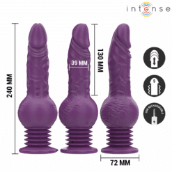 Comprar INTENSE - TATUM VIBRADOR MULTIFUNCIÓN CON VIBRACIÓN UP AND DOWN 24 CM MORADO al mejor precio - Envíos Discretos