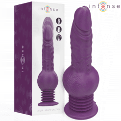 Comprar INTENSE - TATUM VIBRADOR MULTIFUNCIÓN CON VIBRACIÓN UP AND DOWN 24 CM MORADO al mejor precio - Envíos Discretos