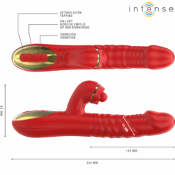 Comprar INTENSE - THALIA VIBRACIÓN & EMPUJE & ESTIMULACIÓN ROJO al mejor precio - Envíos Discretos
