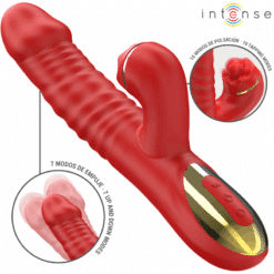 Comprar INTENSE - THALIA VIBRACIÓN & EMPUJE & ESTIMULACIÓN ROJO al mejor precio - Envíos Discretos