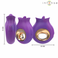Comprar INTENSE - TULI ESTIMULADOR CLÍTORIS 9 VIBRACIONES & 9 OSCILACIONES MORADO al mejor precio - Envíos Discretos