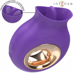 Comprar INTENSE - TULI ESTIMULADOR CLÍTORIS 9 VIBRACIONES & 9 OSCILACIONES MORADO al mejor precio - Envíos Discretos