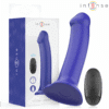 Comprar INTENSE - VICTORIA VIBRADOR CON VENTOSA 10 VIBRACIONES AZUL OSCURO CONTROL REMOTO al mejor precio - Envíos Discretos
