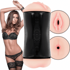 Comprar JAMYJOB - RANDY MASTURBADOR DOBLE ENTRADA - VAGINA Y ANO al mejor precio - Envíos Discretos