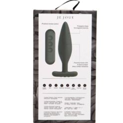 Comprar JE JOUE - EGON PLUG ANAL VIBRADOR NEGRO al mejor precio - Envíos Discretos