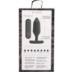 Comprar JE JOUE - ONYX PLUG ANAL VIBRADOR NEGRO al mejor precio - Envíos Discretos