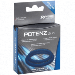 Comprar JOYDIVISION POTENZDUO - ANILLOS PARA PENE AZUL - M al mejor precio - Envíos Discretos