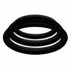 Comprar JOYDIVISION POTENZDUO - PLUS PACK 3 ANILLOS PARA PENE NEGRO - S, M, L al mejor precio - Envíos Discretos
