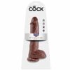 Comprar KING COCK - 10 PENE REALÍSTICO MARRÓN 26.5 CM al mejor precio - Envíos Discretos