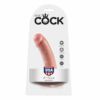 Comprar KING COCK - 6 PENE NATURAL 15.2 CM al mejor precio - Envíos Discretos
