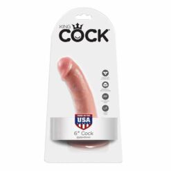 Comprar KING COCK - 6 PENE NATURAL 15.2 CM al mejor precio - Envíos Discretos