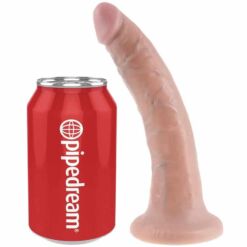 Comprar KING COCK - 7 PENE NATURAL 17.8 CM al mejor precio - Envíos Discretos