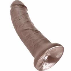 Comprar KING COCK - 8 PENE MARRÓN 20.3 CM al mejor precio - Envíos Discretos