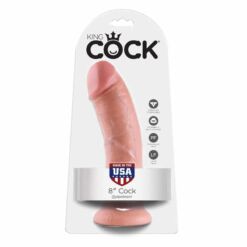 Comprar KING COCK - 8 PENE NATURAL 20.3 CM al mejor precio - Envíos Discretos