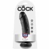 Comprar KING COCK - 8 PENE NEGRO 20.3 CM al mejor precio - Envíos Discretos