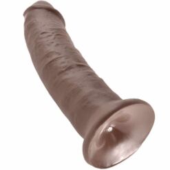 Comprar KING COCK - 9 PENE MARRÓN 22.9 CM al mejor precio - Envíos Discretos
