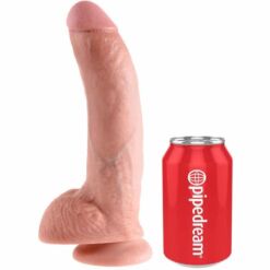 Comprar KING COCK - 9 PENE REALÍSTICO NATURAL 22.9 CM al mejor precio - Envíos Discretos