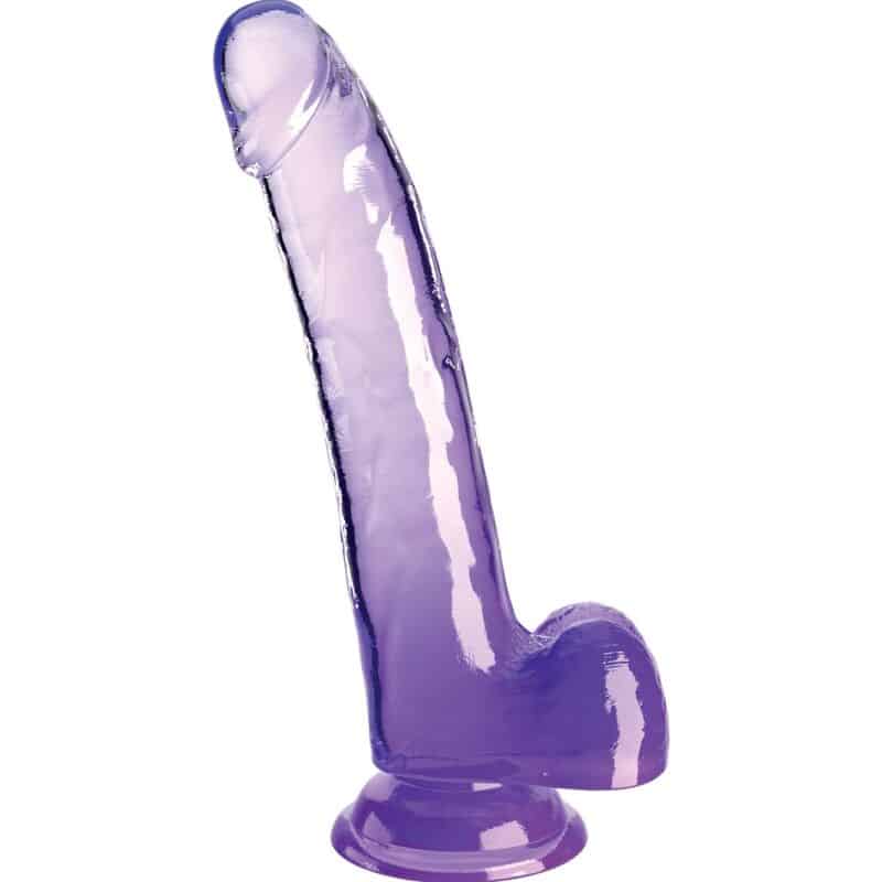 KING COCK - CLEAR DILDO CON TESTÍCULOS 20.3 CM MORADO - piKanteo | Despierta tu lado más piKante Comprar KING COCK - CLEAR DILDO CON TESTÍCULOS 20.3 CM MORADO al mejor precio - Envíos Discretos