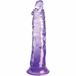 Comprar KING COCK - CLEAR PENE REALÍSTICO 19.7 CM MORADO al mejor precio - Envíos Discretos