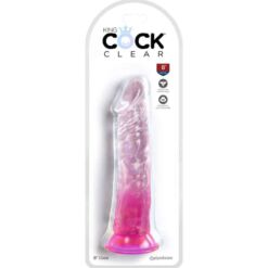 Comprar KING COCK - CLEAR PENE REALÍSTICO 19.7 CM ROSA al mejor precio - Envíos Discretos