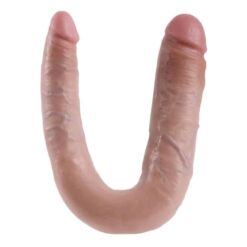 Comprar KING COCK - DILDO DOBLE PENETRACIÓN 17.8 CM NATURAL al mejor precio - Envíos Discretos