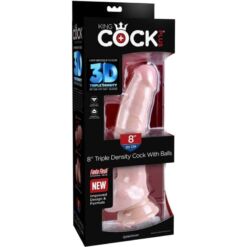 Comprar KING COCK - DILDO TRIPLE DENSIDAD 18.4 CM al mejor precio - Envíos Discretos
