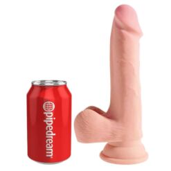 Comprar KING COCK - DILDO TRIPLE DENSIDAD 19 CM al mejor precio - Envíos Discretos