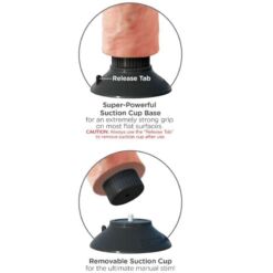 Comprar KING COCK - DILDO VIBRADOR 15.24 CM NATURAL al mejor precio - Envíos Discretos