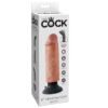 Comprar KING COCK - DILDO VIBRADOR 15.24 CM NATURAL al mejor precio - Envíos Discretos