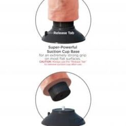 Comprar KING COCK - DILDO VIBRADOR 20.32 CM NATURAL al mejor precio - Envíos Discretos
