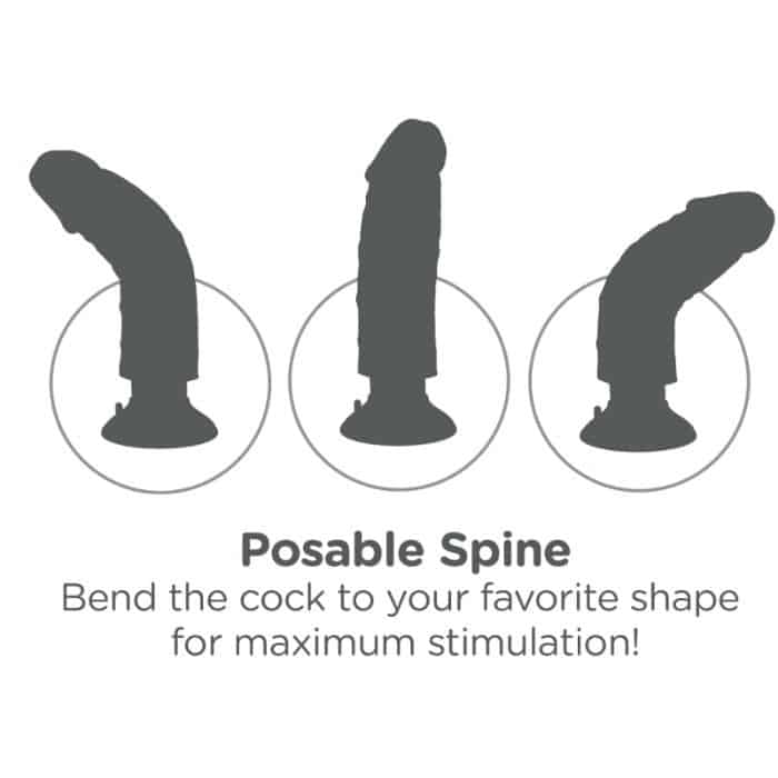 KING COCK - DILDO VIBRADOR CON TESTÍCULOS 23 CM NEGRO - piKanteo | Despierta tu lado más piKante Comprar KING COCK - DILDO VIBRADOR CON TESTÍCULOS 23 CM NEGRO al mejor precio - Envíos Discretos